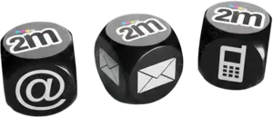 icon to represent contacting 2M Press print and design